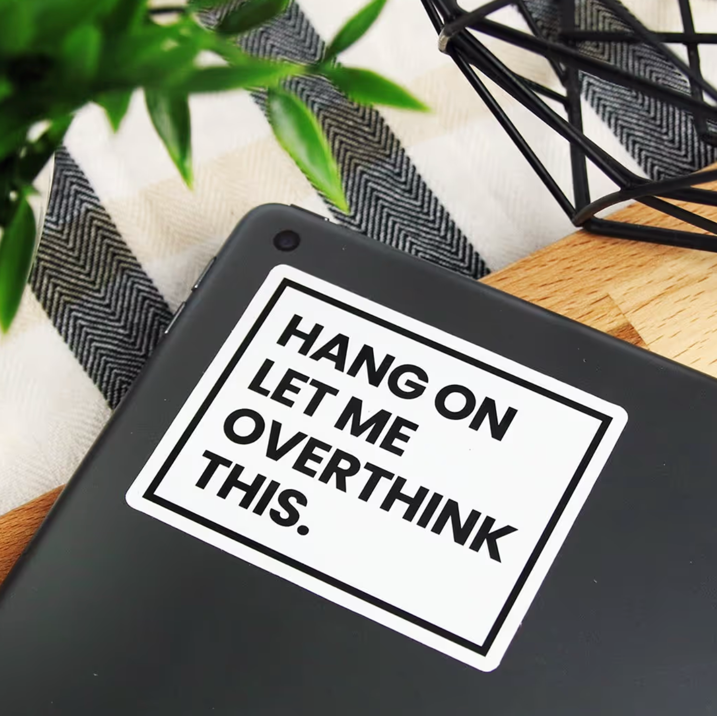 Weiße Vinylaufkleber